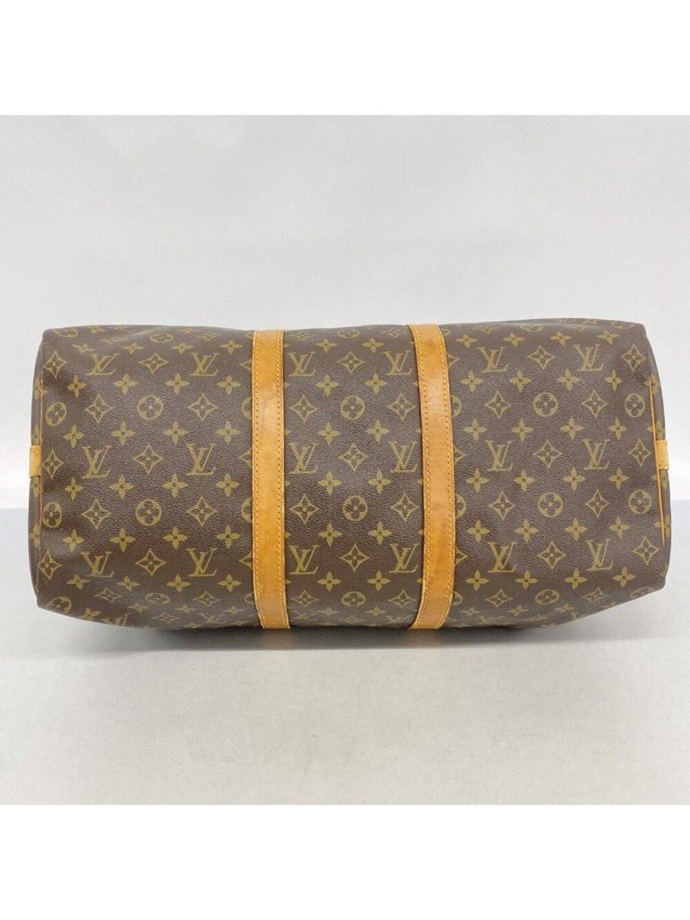 Louis Vuitton Boston Bag Monogram Keepall Bandouliere 50 Brown - Picture 3 of 10